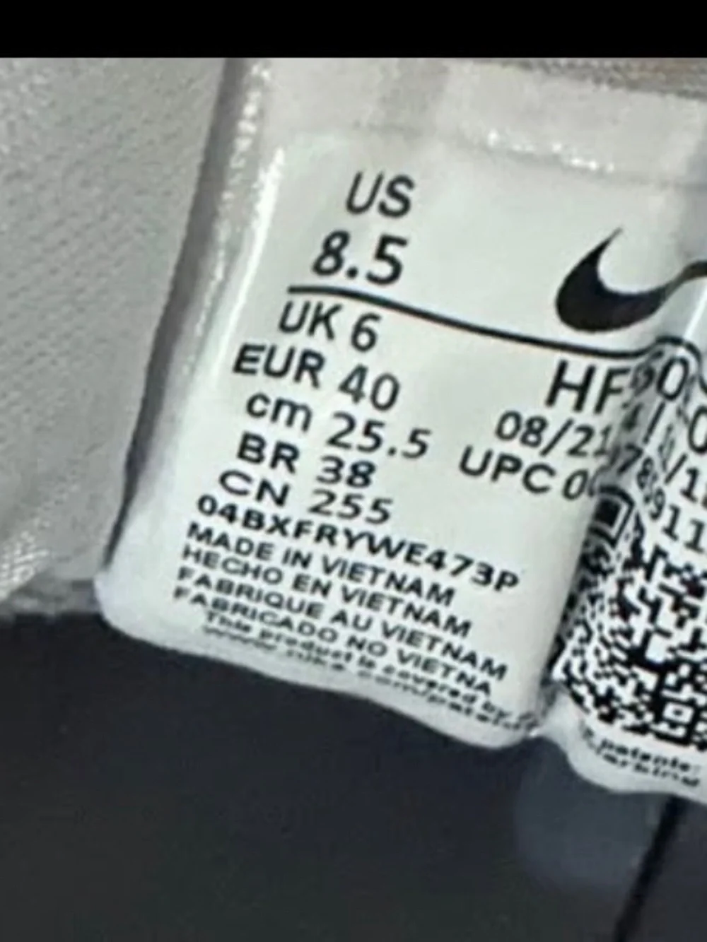 Nike White & Light Gray Air Max Style Running Sneakers